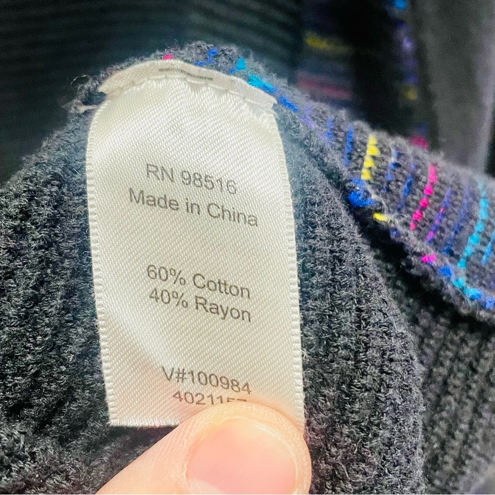 Coldwater Creek Colorful Striped Cardigan 2X - Picture 4 of 5